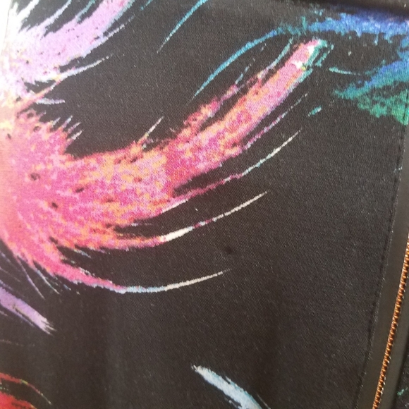 Carmen Marc Valvo Peacock Skirt 8 - Picture 7 of 10